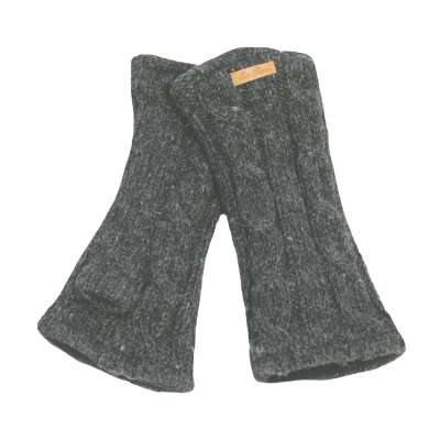 Damen Pulswärmer Rita - Gestrickt Mit Fleece Futter